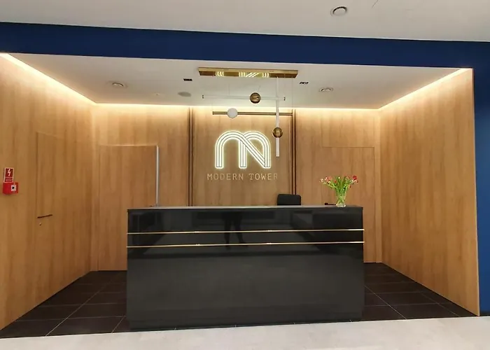 Apartmán Bursztynowy Modern Tower Gdyně